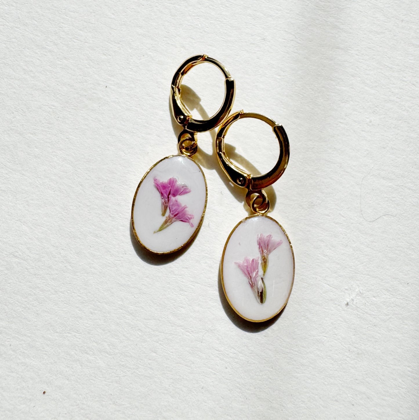 Custom Pressed Flower Earrings (Preorder)