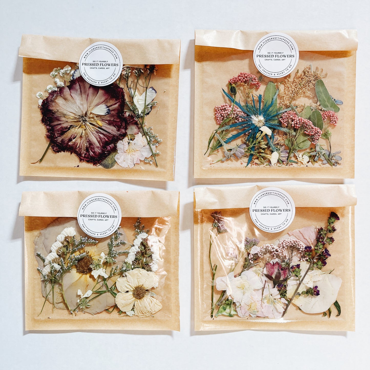 Pressed Flower Packet | Flowers Of The Press